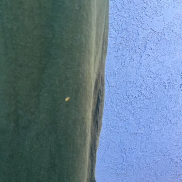 Vintage 90s Maxi Dress Cotton Size Small Dark Green - Picture 8 of 12